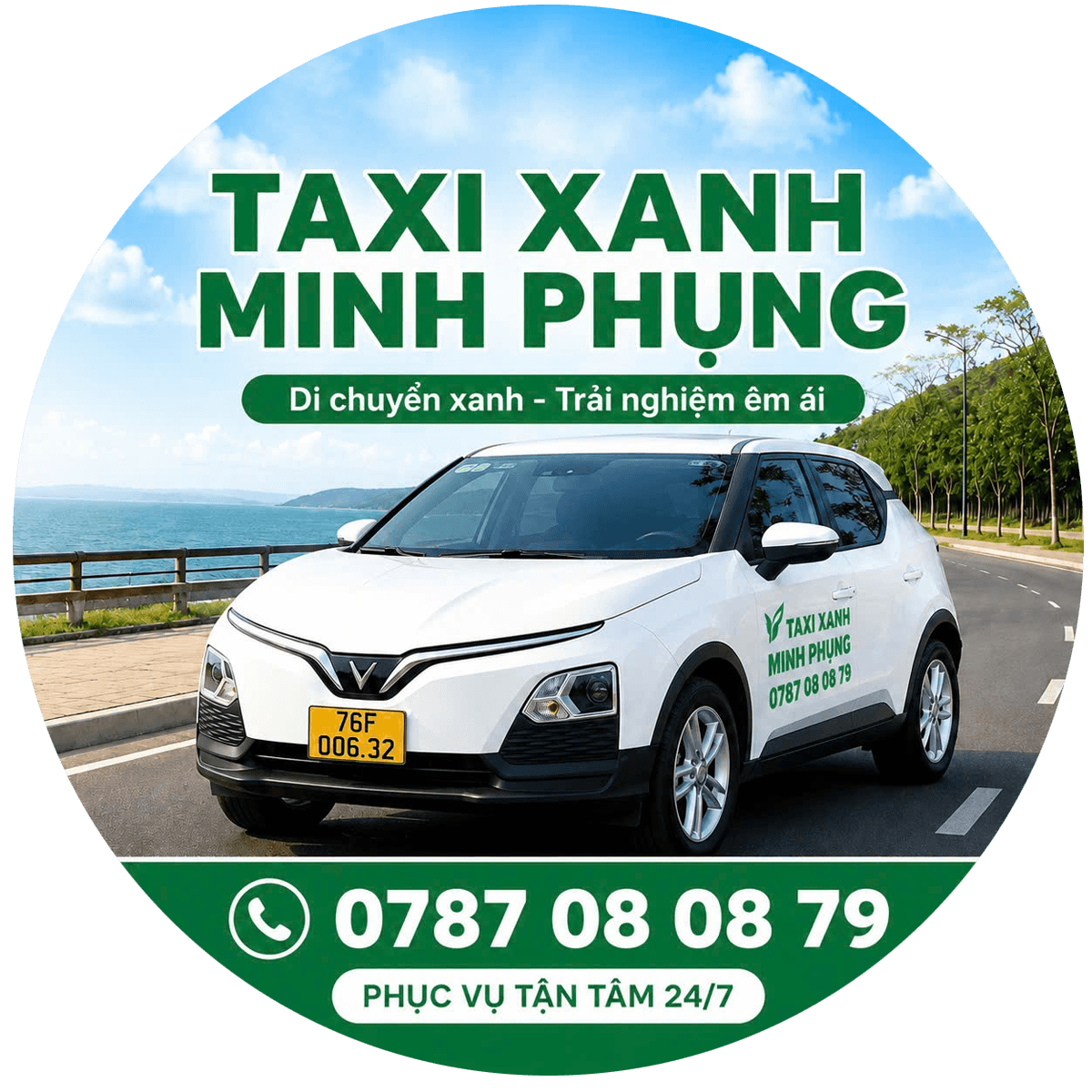 Taxi Điện Quảng Ngãi Logo